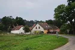 Pohled na část vesnice