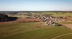 Letecký pohled na Neukirch