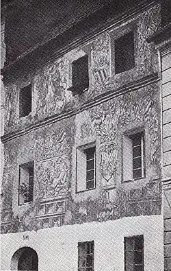 Neumannova čp. 144, uliční průčelí před rokem 1891