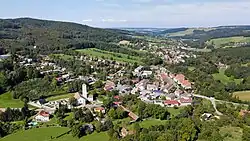 Pohled na Neustift-Innermanzing