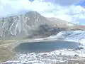 Lago de la Luna (Měsíční jezero) v kráteru Nevado of Toluca
