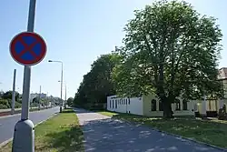 Pohled ze Střelničné ulice