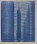 Jaroslav Jebavý Empire State Building, 2012, barevná tuha, papír, 133 x 110 cm