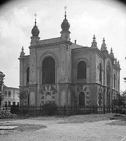 Nová synagoga v Holešově (okolo r. 1940)