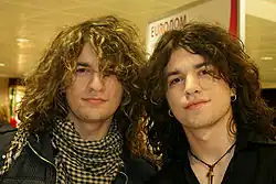 Členové Next Time, Stefan (nalevo) a Martin Filipovski