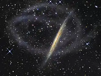 Hloubkový snímek galaxie NGC 5907