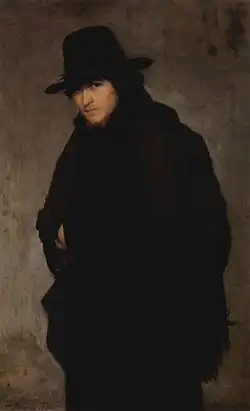 Student. Obraz ruského malíře N.A. Jarošenka inspirovaný Dostojevského dílem