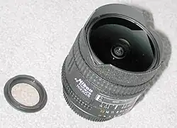 Full frame fisheye objektiv pro 35mm film