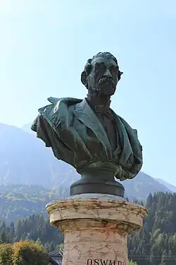 Oswald Nischelwitzer, busta v Mauthenu