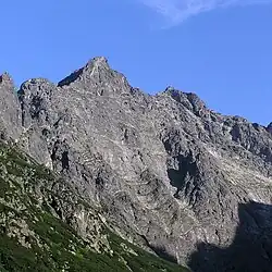 Severozápadní stěna Malých Rysů