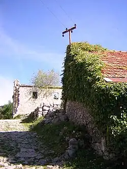 Jedna z ulic Njeguši