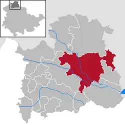 Nordhausen na mapě