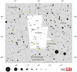 Souhvězdí Pravítka