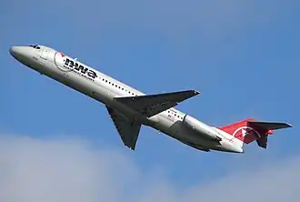 McDonnell Douglas DC-9 amerických aerolinek Northwest Airlines v roce 2007