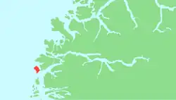 Poloha ostrova na mapě