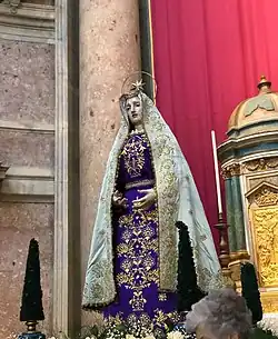 Panna Maria Samoty z baziliky v Mafře v Portugalsku