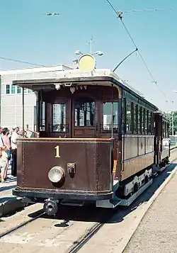 Brněnská tramvaj ev. č. 1