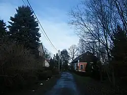 Hlavní ulice v Nové Vísce