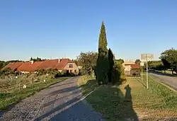 západní konec osady