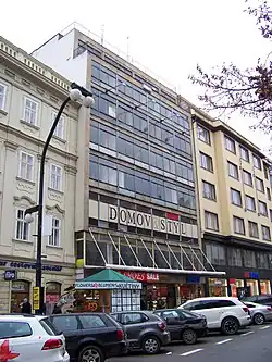 Dům uměleckého průmyslu, sídlo Krásné jizby 1936–1990, Praha, Národní třída (foto 2013)