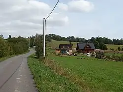 Novostavby při silnici ze Svojanova do Starého Maletína