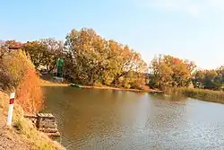 pohled na Nový rybník u Švihova