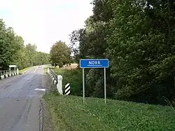 Silnice č.138 přes řeku Nova