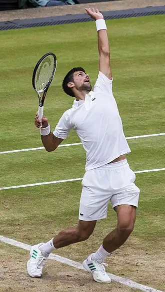 Novak Djoković ve Wimbledonu 2017