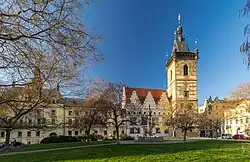 Karlovo náměstí s Novoměstskou radnicí