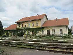 Nádraží na trati Břeclav-Znojmo