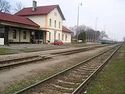Nádraží v Nučicích před rekonstrukcí