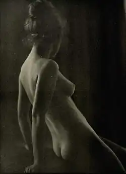 Nude Woman Leaning