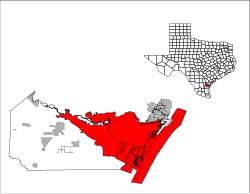 Corpus Christi na mapě