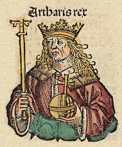 Král Authari - Norimberská kronika