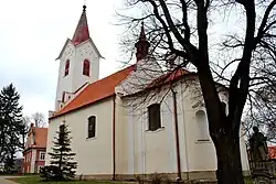 Kostel Stětí svatého Jana Křtitele v obci Ořech