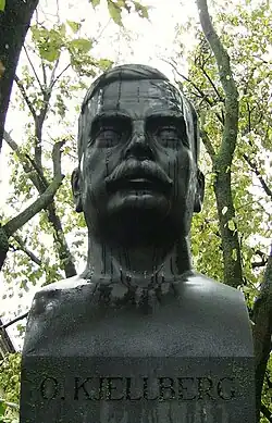 Bysta Oscara Kjellberga u Námořního muzea v Göteborgu