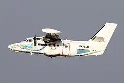 Let L-410 společnosti Silver Air na lince na italský ostrov Elba, 2011