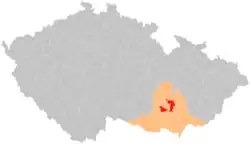 Správní obvod obce s rozšířenou působností Šlapanice na mapě