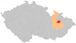 Správní obvod obce s rozšířenou působností Šternberk na mapě