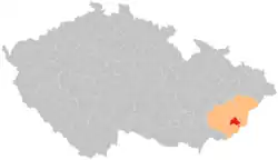 Správní obvod obce s rozšířenou působností Luhačovice na mapě