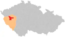 Správní obvod obce s rozšířenou působností Nýřany na mapě