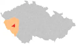 Správní obvod obce s rozšířenou působností Přeštice na mapě