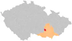 Správní obvod obce s rozšířenou působností Rosice na mapě