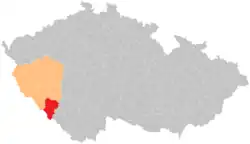 Správní obvod obce s rozšířenou působností Sušice na mapě