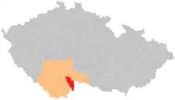 Správní obvod obce s rozšířenou působností Třeboň na mapě