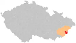 Správní obvod obce s rozšířenou působností Valašské Klobouky na mapě