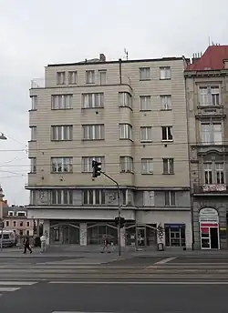 Obytný a obchodní dům Adrie, Plzeň, 1932