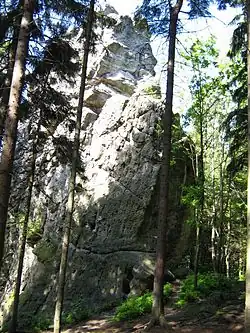 Skalní věž Velká Smrtka