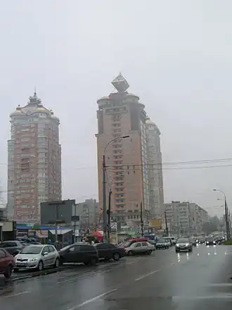 Pohled na prospekt poblíž Minského náměstí