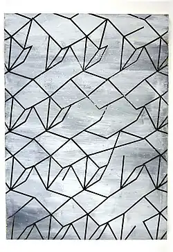 Jakub Sýkora – Permafrost, 105x145 cm, akryl na plátně / acrylic on canvas, 2016